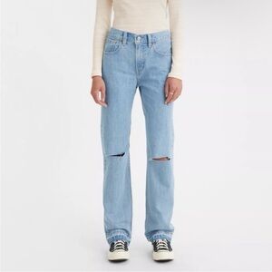 Levi's Light Blue Straight Leg Jeans